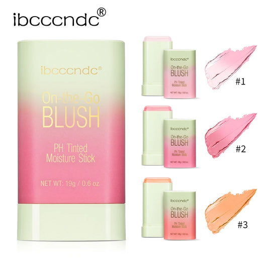 Temperature Change 3-in-1 Cheek Lip Tinted pixiBlush Stick Temperature Change Blush Makeup Products Cosmetic Palette Stick Face Peaceful Pleasures Health and Wellness
