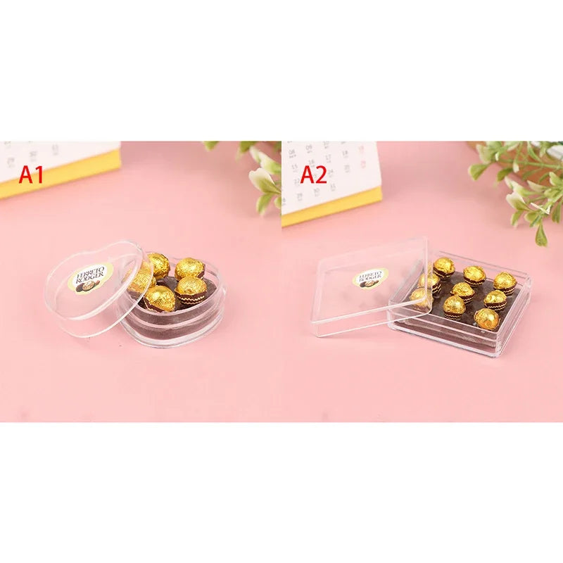 1:12 Dollhouse Miniature Chocolate Gift Box Resin Food Model