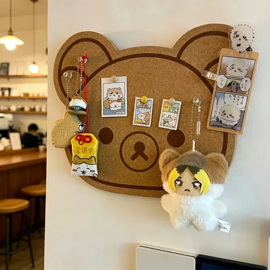 Cute Bear Felt Photo Message Board | Kids Wall Decor Panel Felt Wall Board Oasis Select