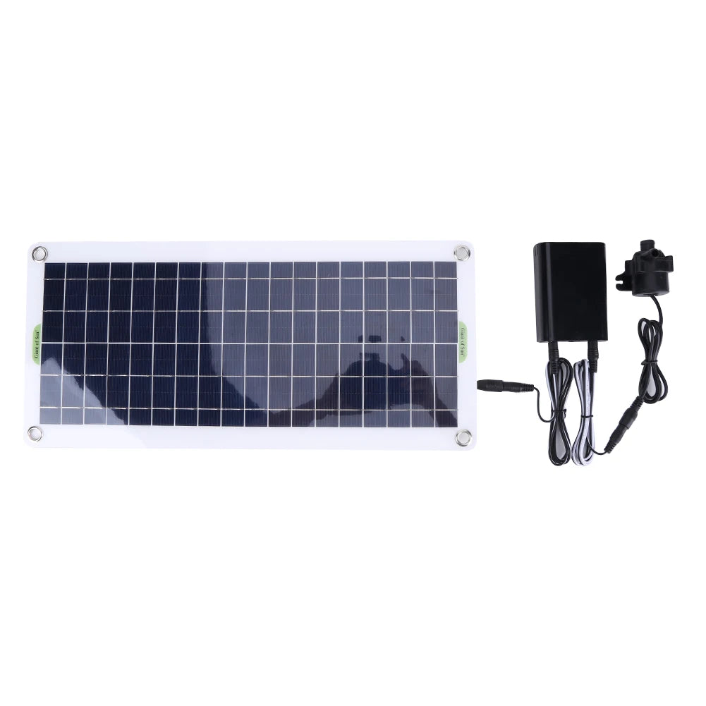 Solar Panel Water Pump 18V 30W Garden Decoration Mini Solar Panel Fountain Watering System Energy Saving Kits for Fish Tank Peaceful Pleasures Health and Wellness