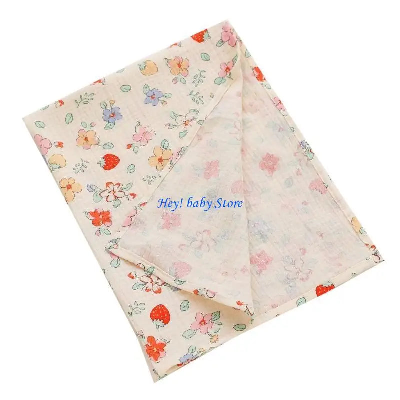 Cotton Muslin Swaddle Blanket – Soft, Lightweight Baby Wrap