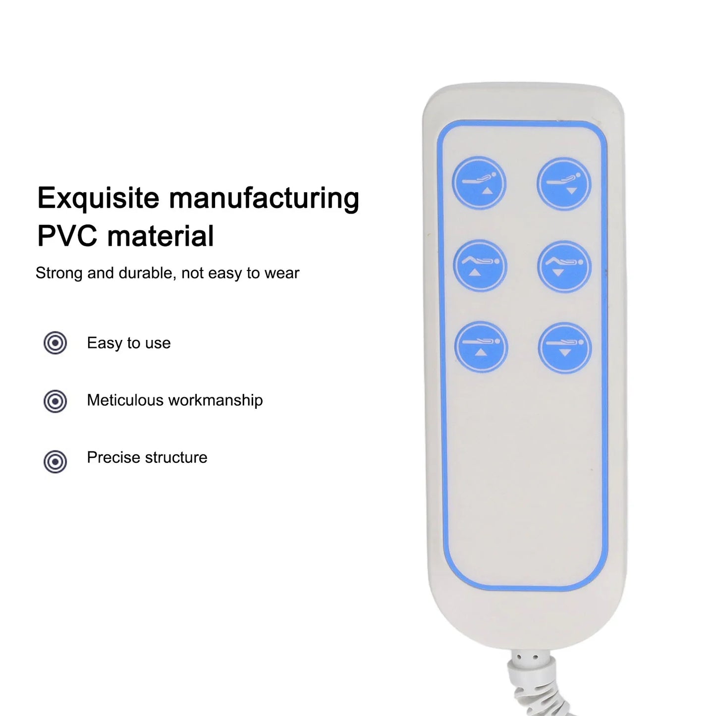 Chair Controller Lifting Bed Electric PVC IP66 Wear Resistant Hand