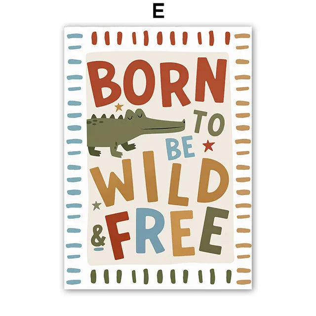 Funny Cartoon Animals Car Bus Nursery Wall Art Canvas Painting Leopard Bear Zebra Posters & Prints Pictures Baby Kids Room Decor Peaceful Pleasures Health and Wellness 5 55x75cm