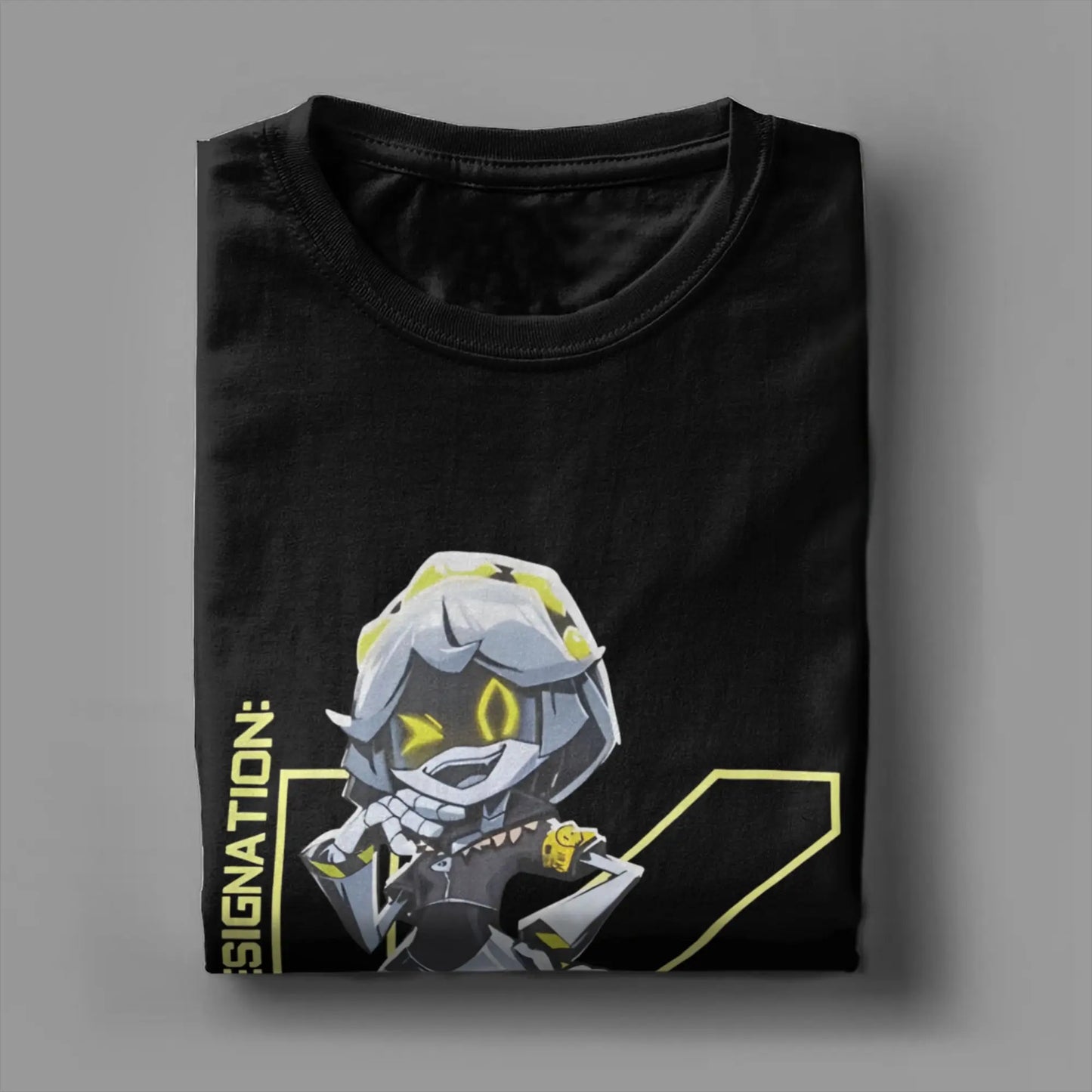 Murder Drones T-Shirts Men Game Character Funny 100% Cotton Tees Round Neck Short Sleeve T Shirt Gift Idea Clothes Peaceful Pleasures Health and Wellness