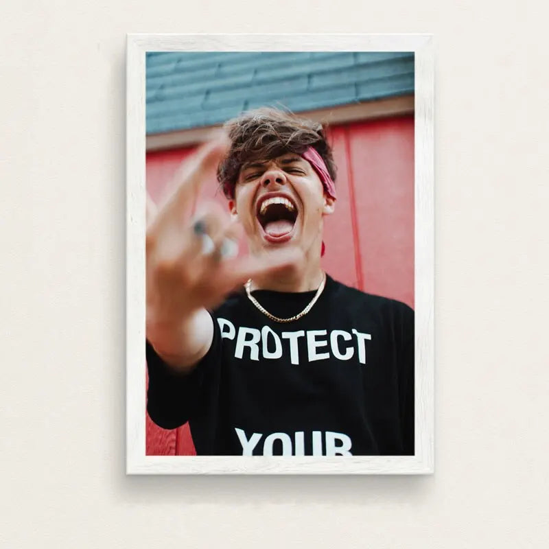 Yungblud Rock Music Star Canvas Wall Art Poster | Modern Decor