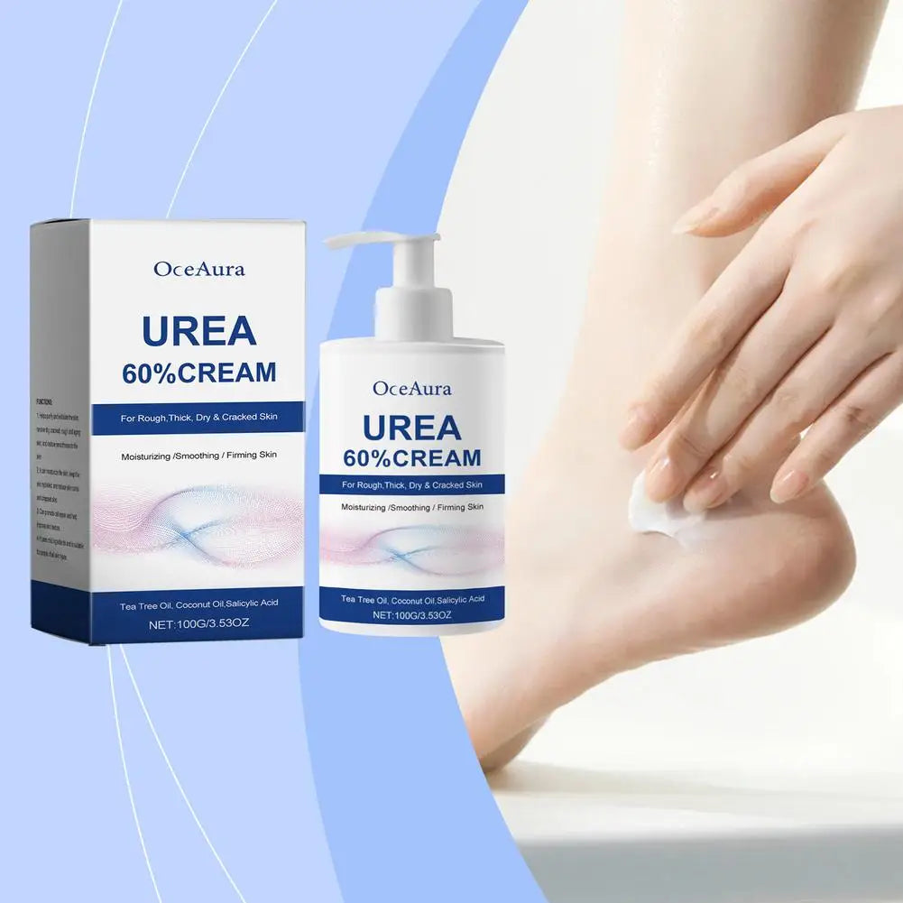 1/2pcs Urea 60% Cream Uric Acid Foot Cream for Heel Repair, Dry and Cracked Heel Treatment, Removes Dead Skin Peaceful Pleasures Health and Wellness