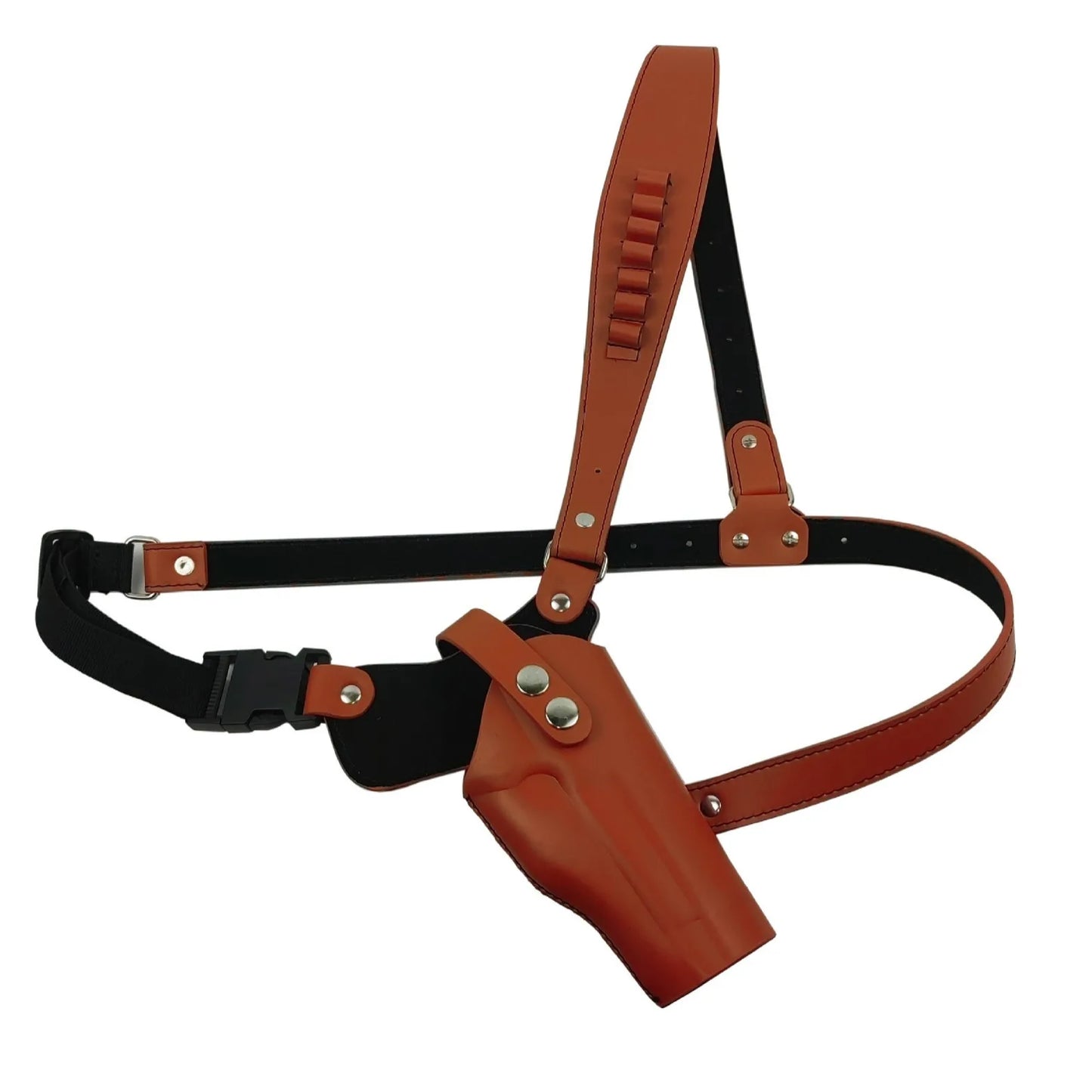 Gun Shoulder Holster PU Leather Adjustable Strap Universal Pistol Holsters Concealed Tactically Underarm Holsters Handgun Carry Peaceful Pleasures Health and Wellness Brown