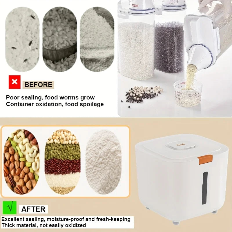 Large Airtight Pet Food Storage Container – Cat & Dog