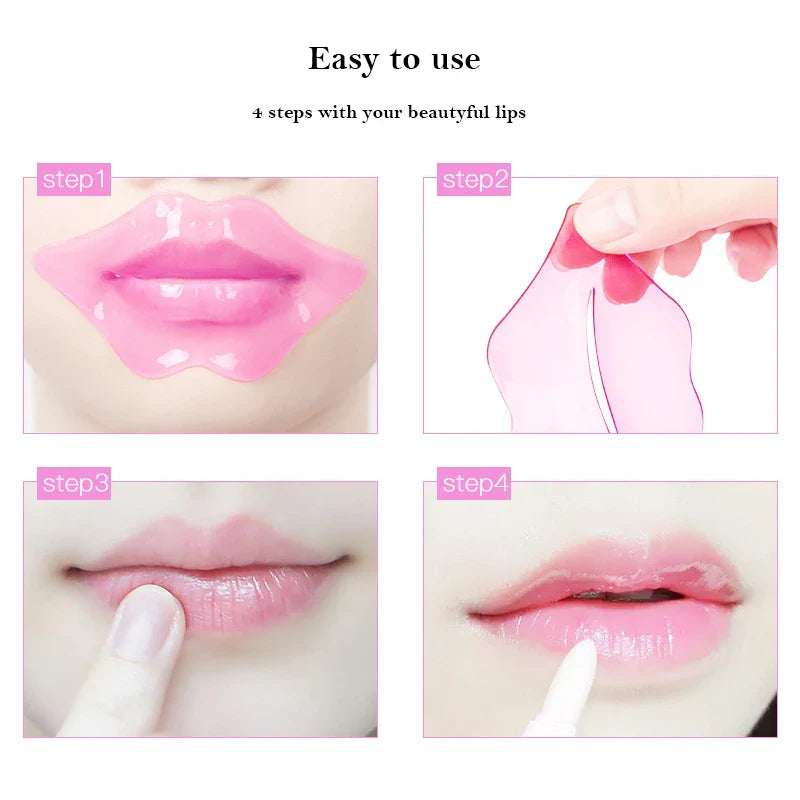 Collagen Nourishing Lip Mask – Hydrating Fruit Essence Patch