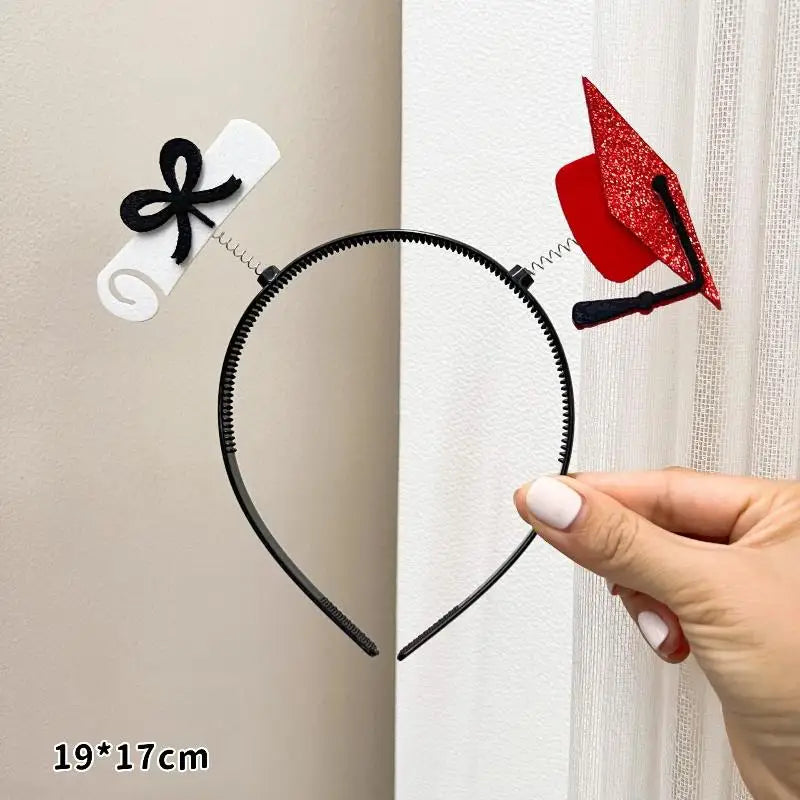 2-Pack Mini Graduation Cap Hair Clips | Party & Photo Prop