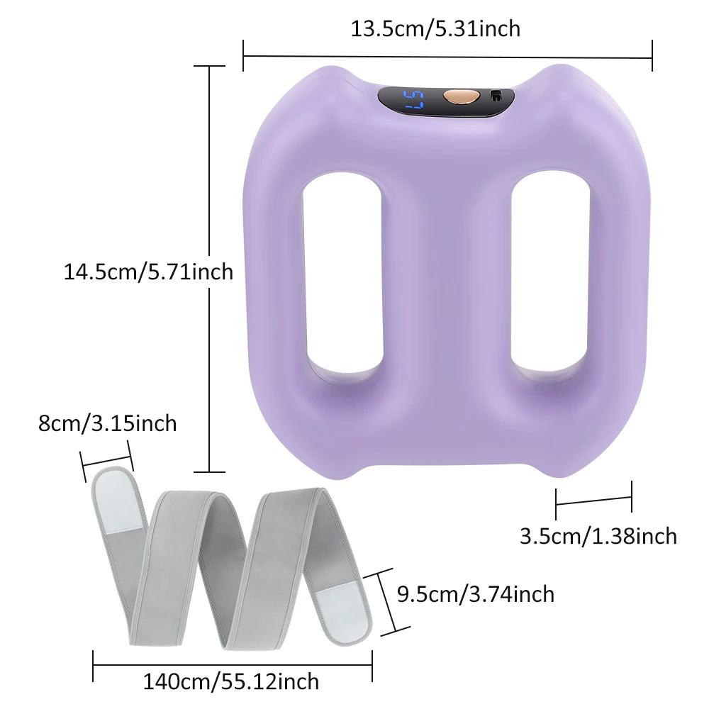 Electric Full-Body Fascia Ring Portable Vibration Fascia Massager Fat Burning Body Weight Loss Deep Tissue Muscle Relief & Relax Peaceful Pleasures Health and Wellness
