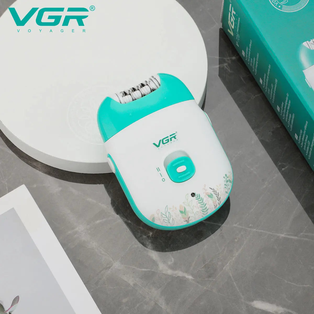 VGR 726 New Epilator Women Shaver Mini Plucker USB Rechargeable Electric Pedicure for Face Legs Bikini Peaceful Pleasures Health and Wellness