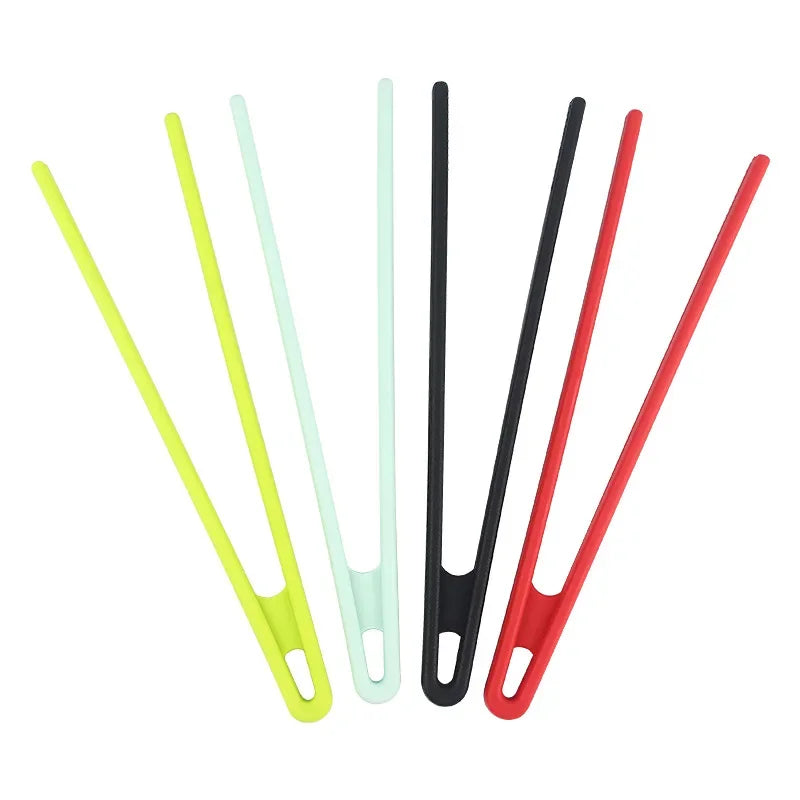 Silicone Food Tongs | Non-Slip BBQ & Kitchen Serving Tongs Silicone Kitchen Tongs Peaceful Pleasures Health and Wellness mixed 4pcs