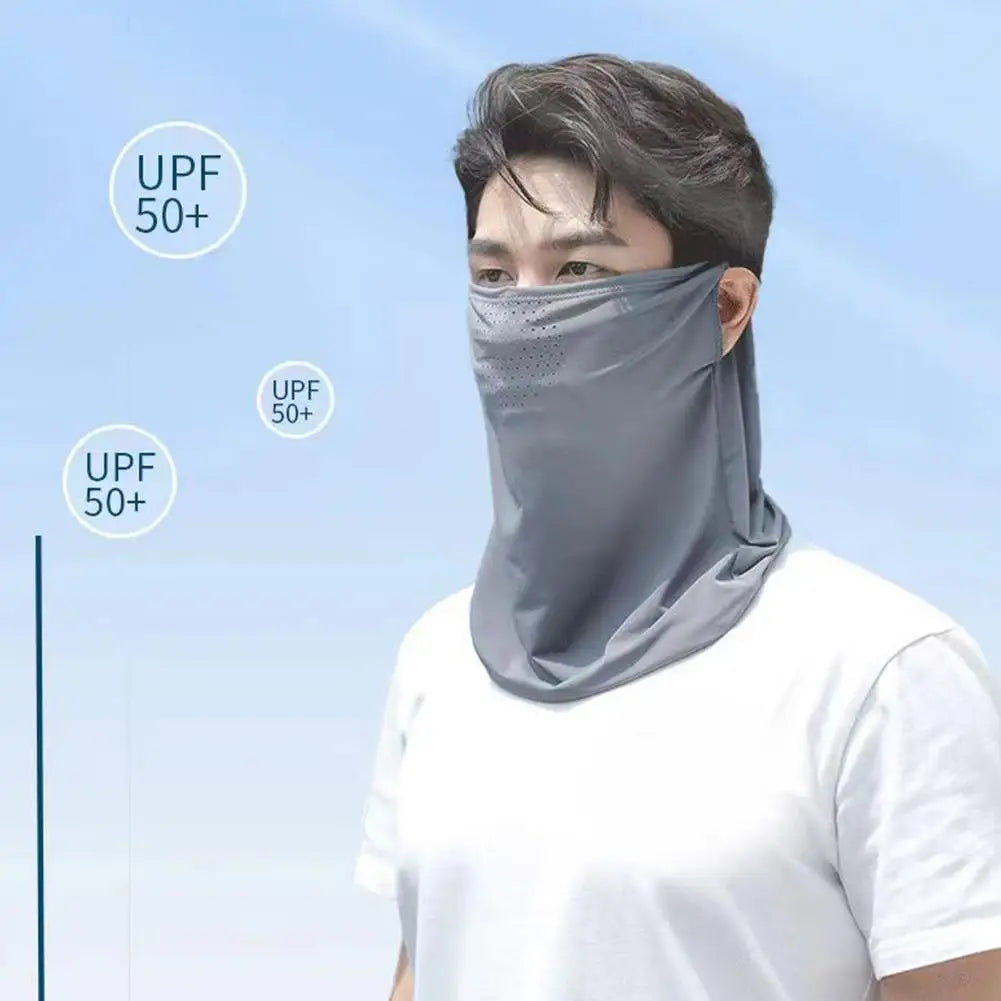 Unisex Breathable Ice Silk UV Protection Mask for Summer Peaceful Pleasures Health and Wellness
