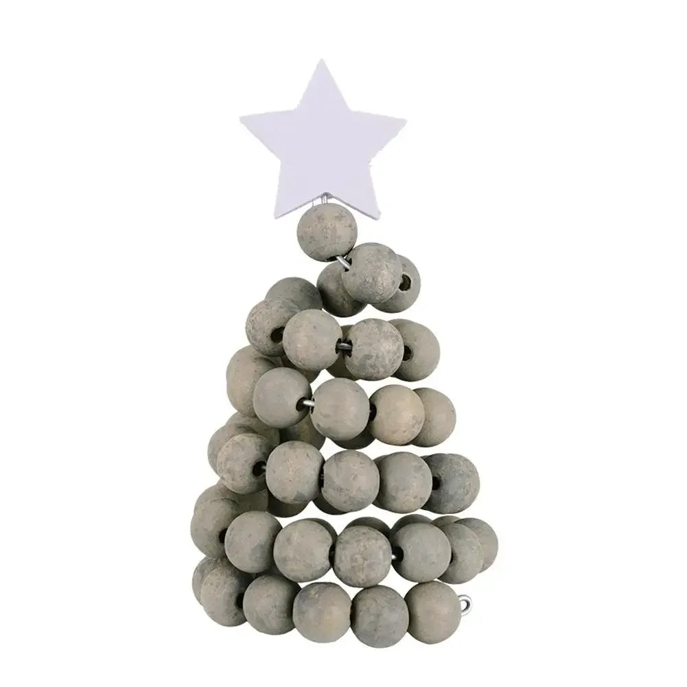 New Nordic Wooden Christmas Tree Ornament 1Pcs Creative Desktop Decoration Christmas Decor Peaceful Pleasures Health and Wellness 05