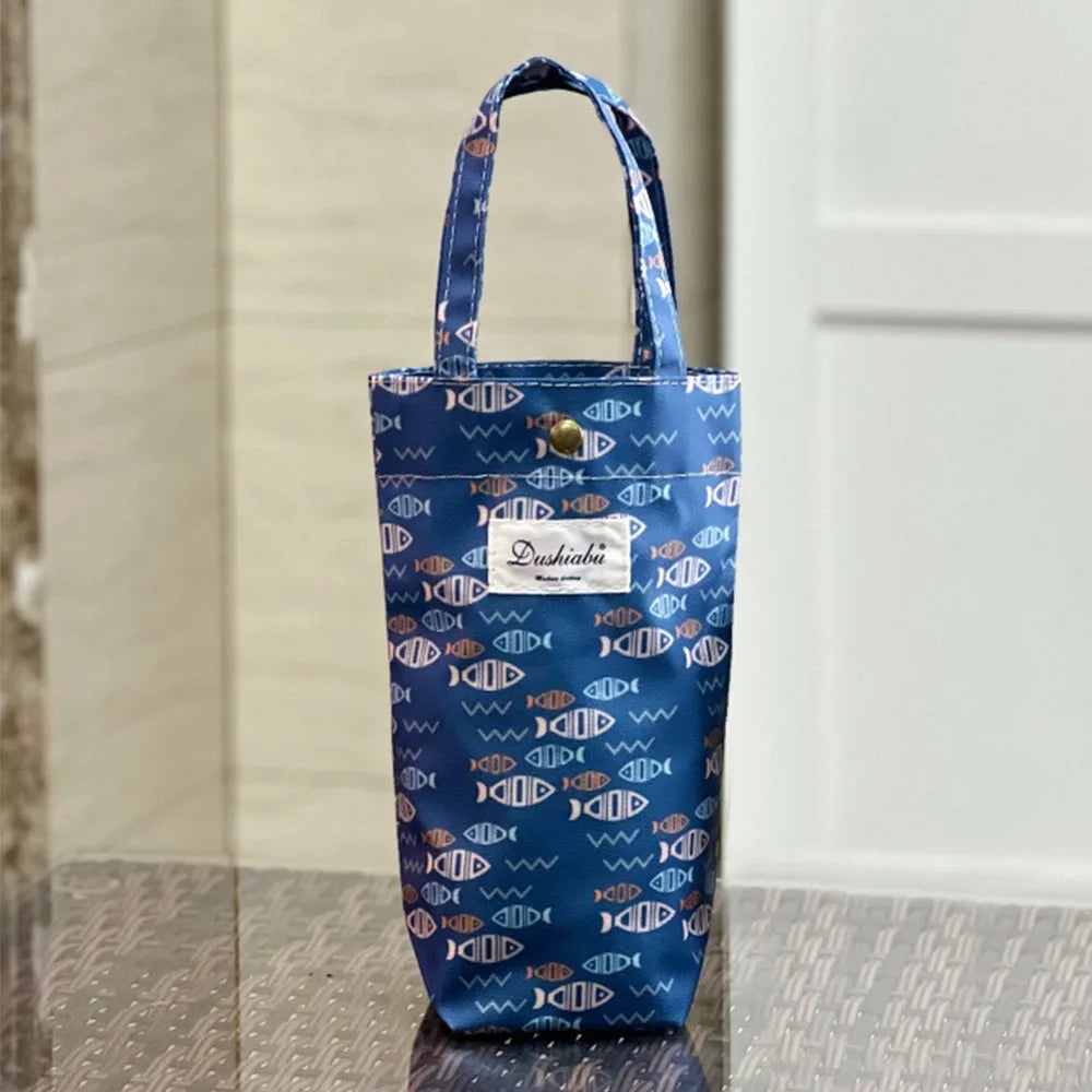 Cute Insulated Water Bottle Carrier Pouch | Cup Sleeve Bag