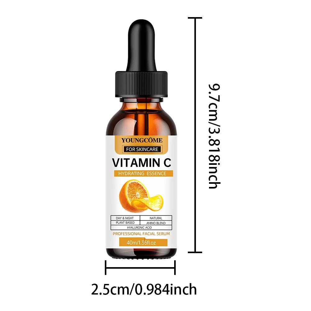 Vitamin C Facial Essence Dark Spot Remover Repair Anti-aging Essence Facial Skin Care Repair Collagen Nourish Skin Care Peaceful Pleasures Health and Wellness 40ml