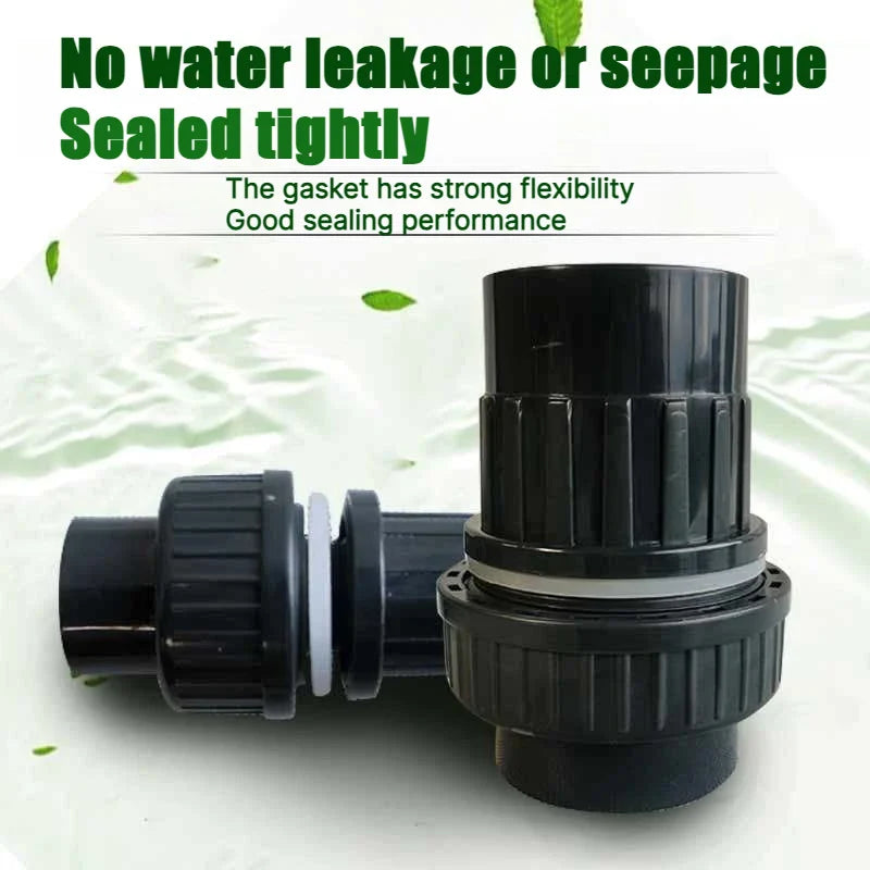 PVC Duck Bill Aquarium Pipe Fittings 20/25/32/40mm Black