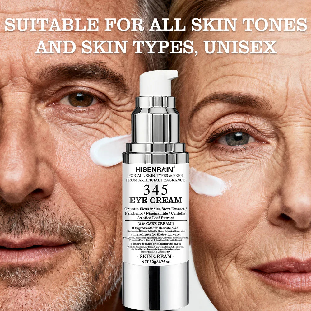 HISENRAIN 345 Eye Cream – Hydrating Anti-Aging for All Skin Types