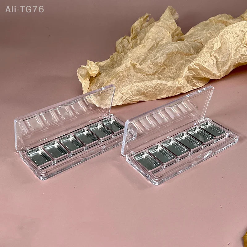 6-Grid Refillable Empty Makeup Palette for Eyeshadow & Blush