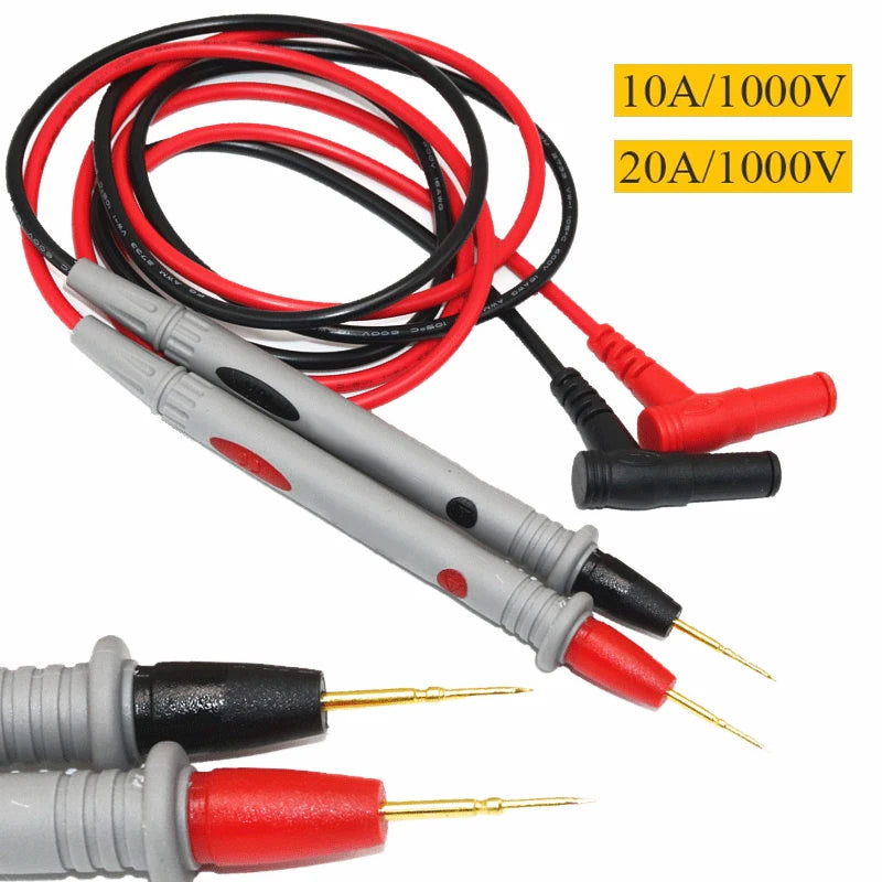 20A 1000V Multimeter Test Lead Probe Kit | Needle Pin Wire Pen