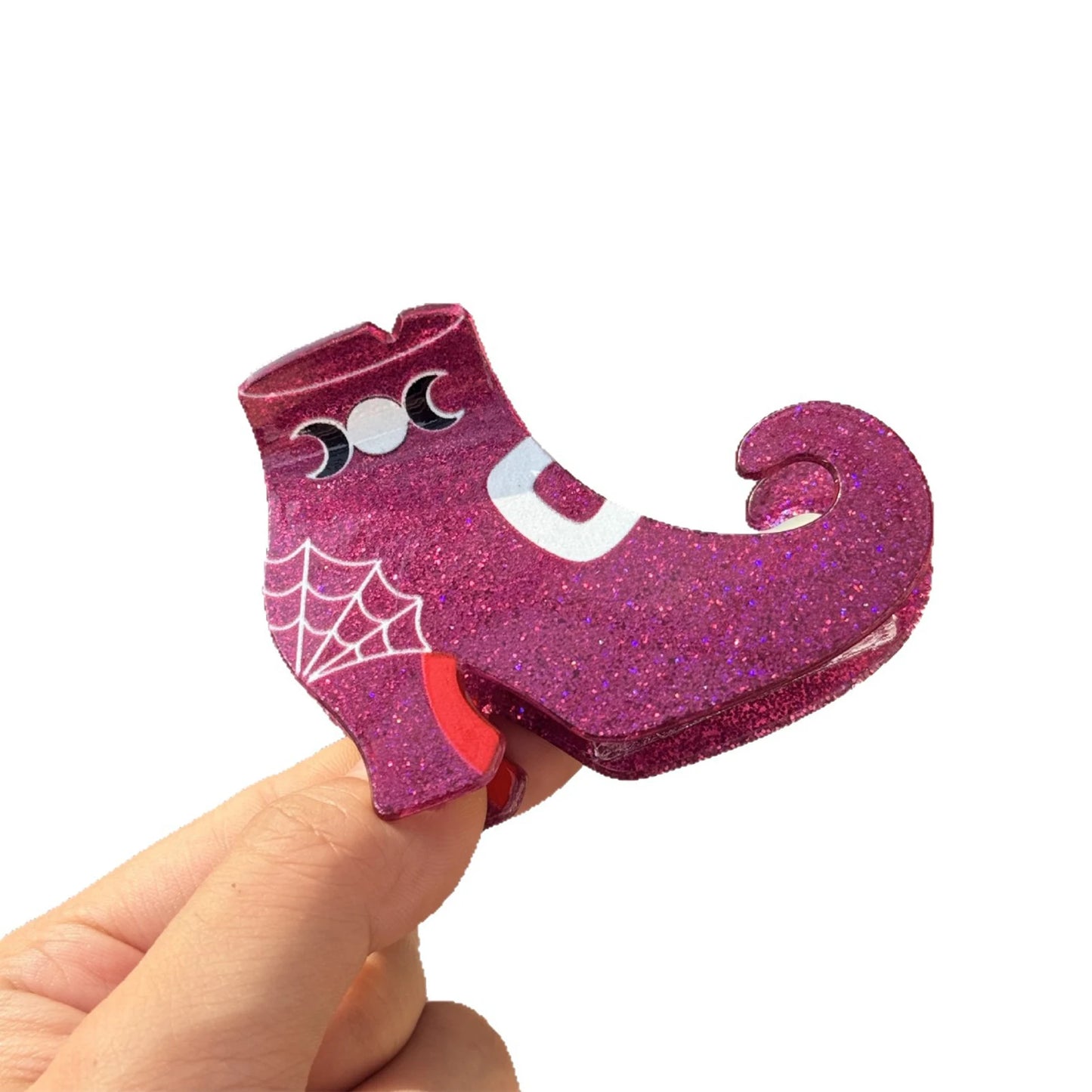 Halloween Hair Claw Clips – Spider Ghost & Skull Designs