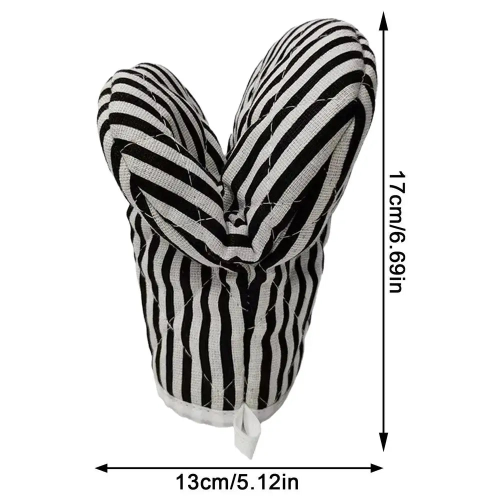 Heat-Resistant Oven Mitts | Thick Insulated Kitchen Gloves
