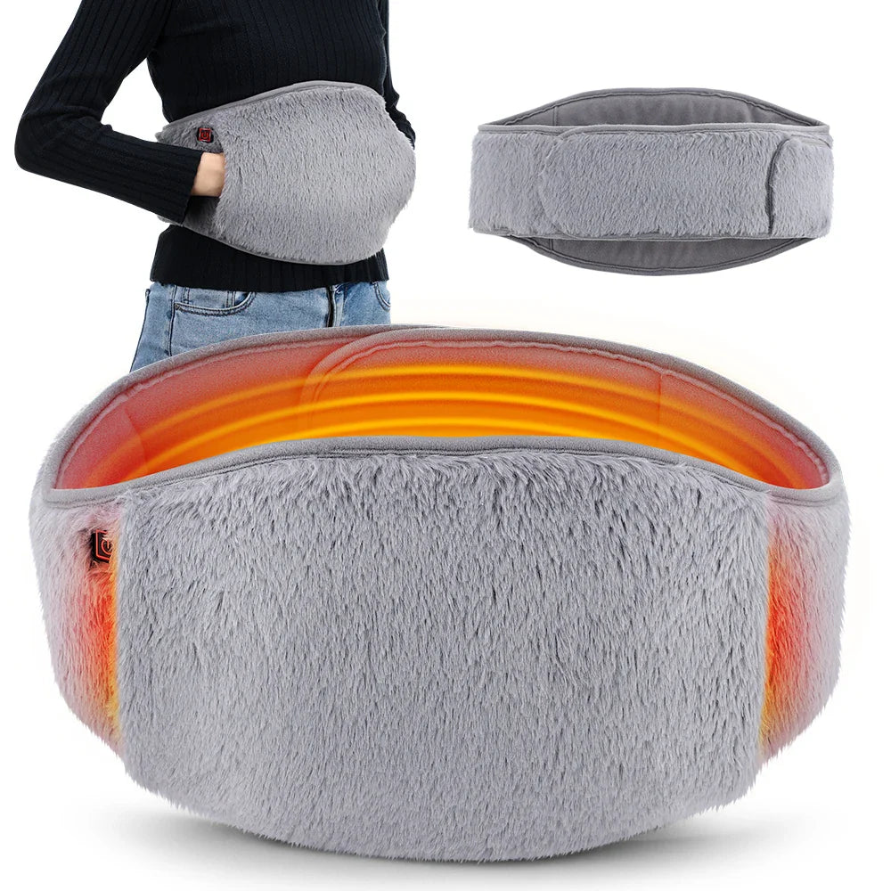 2-in-1 Electric Heated Waist Belt & Hand Warmer | 3 Heat Levels