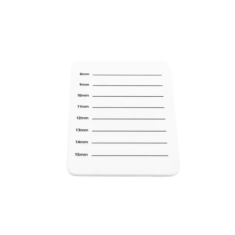 Wrist Strap Style Eyelash Show Boards Handheld Lash Sorting Tray Lash Holder Portable Eyelash Extension Pallet Makeup Tools Peaceful Pleasures Health and Wellness White 8-15mm