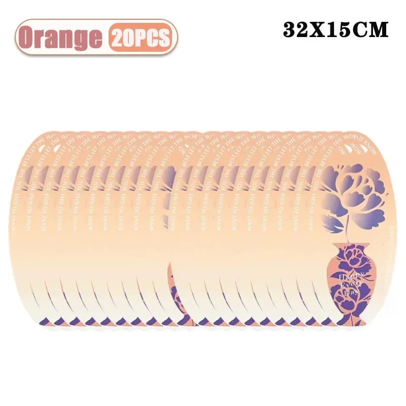 Foldable Flower Bouquet Box Handheld Gift Box Set of 10
