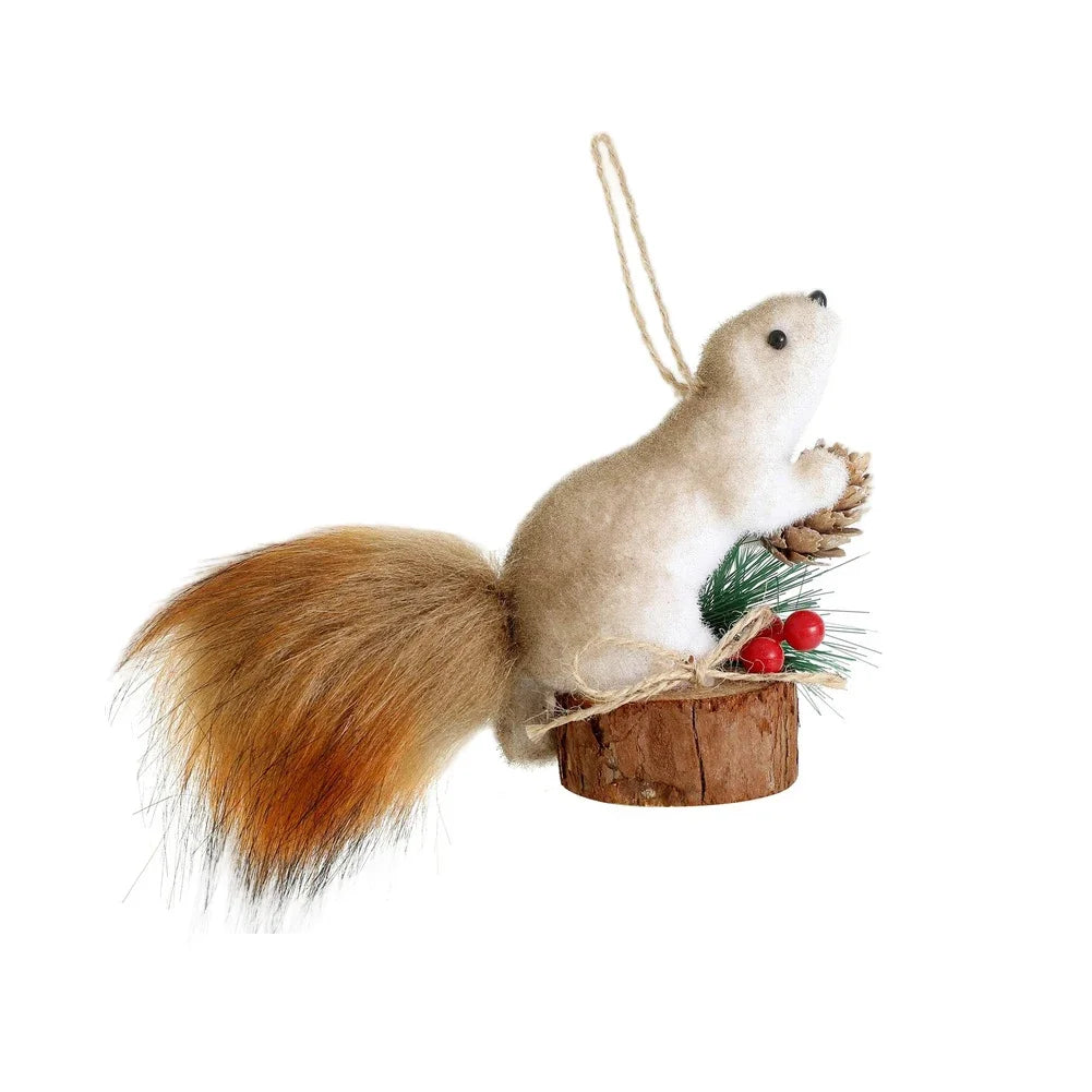Christmas Squirrel Hanging Ornament | Festive Tree Decoration