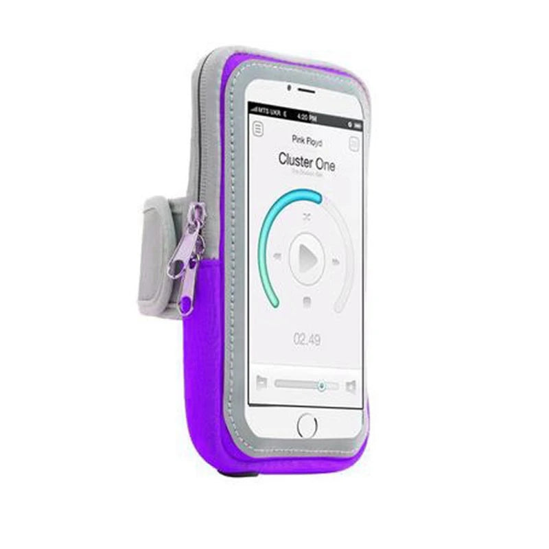 Sports Bag for Mobile Phone Armband For Jogging Iphone 14 Pro Max Case mp3/mp4 Bags Cell Phone Accessories Woman Breathable Peaceful Pleasures Health and Wellness Purple(5.5 inch)
