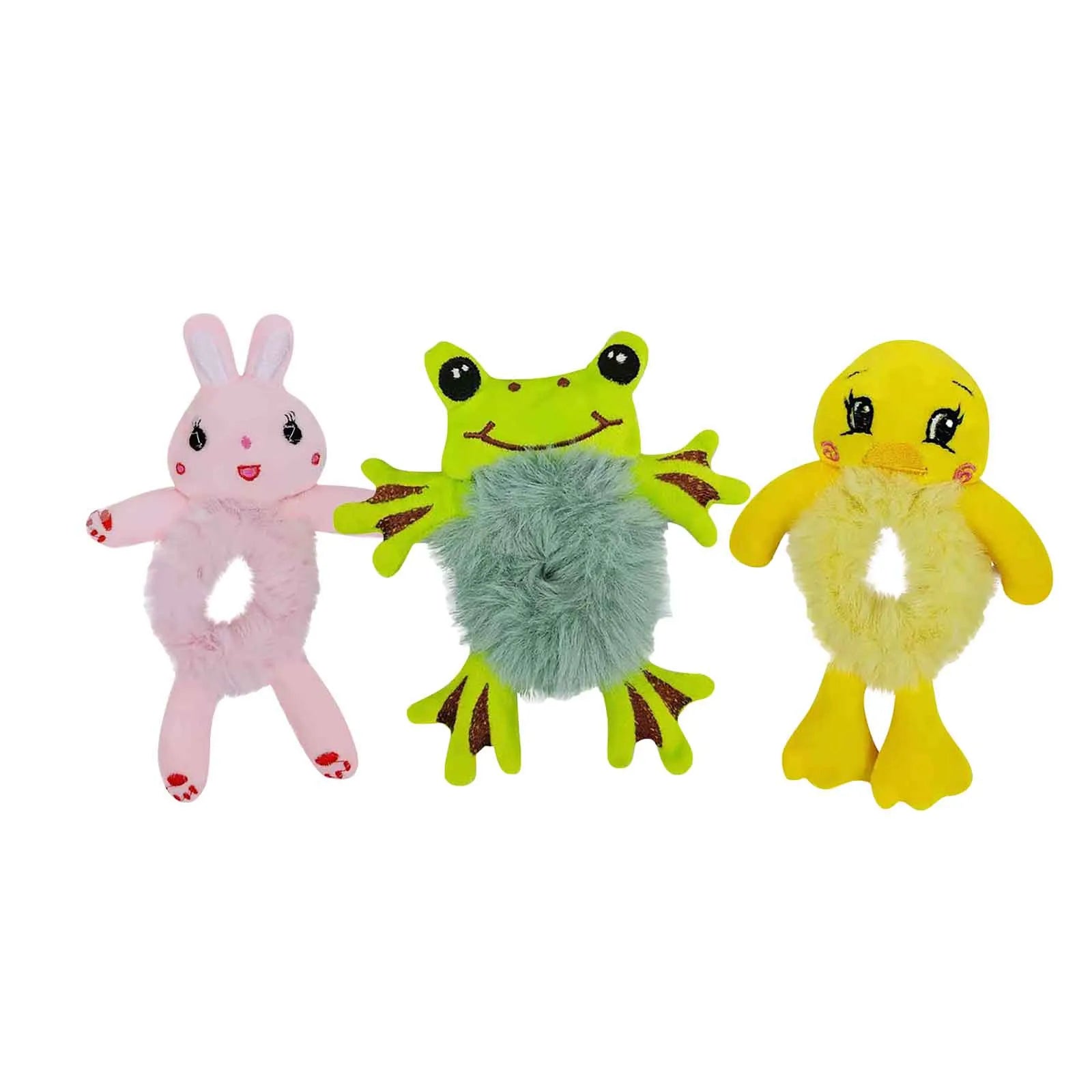 2023 Women's Fashion Plush Hair Tie Cute 3D Cartoon Tie Hair Headrope Horsetail Pouch Peaceful Pleasures Health and Wellness
