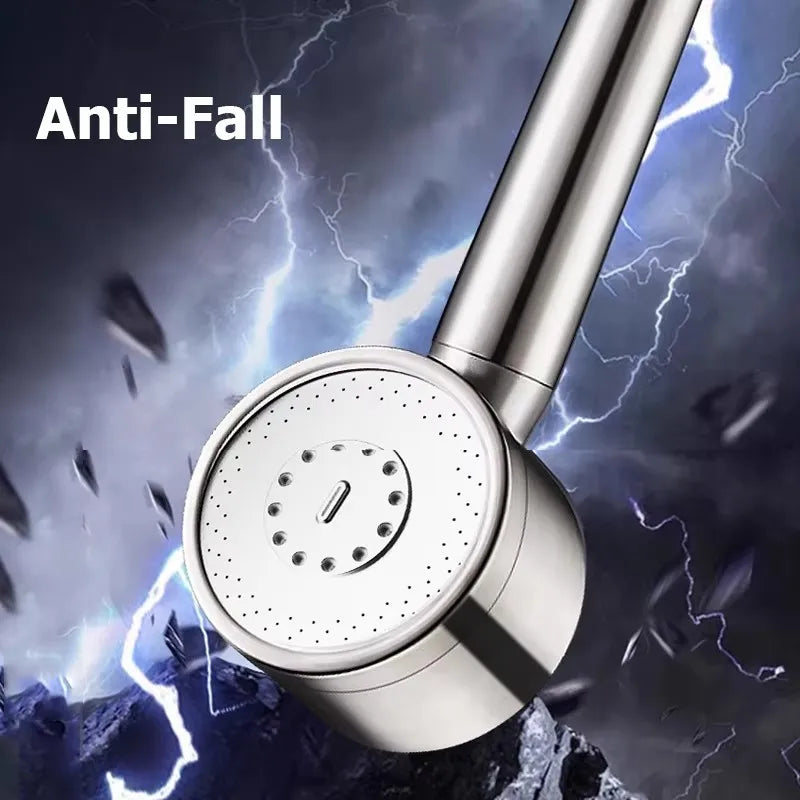 304 Stainless Steel Shower Head – 3 Modes & High Pressure