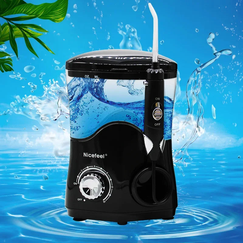 600ml Water Flosser Oral Irrigator | 7 Nozzles, 10 Pressures