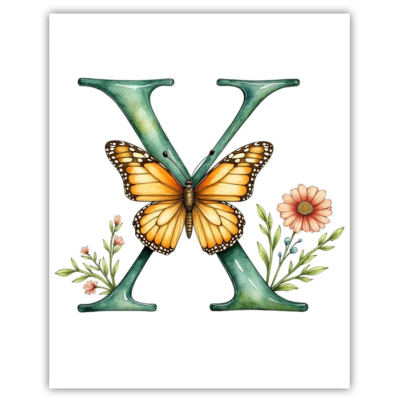 Custom Name Nursery Canvas Wall Art – Animals & Wildflowers Personalized Canvas Print Peaceful Pleasures Health and Wellness