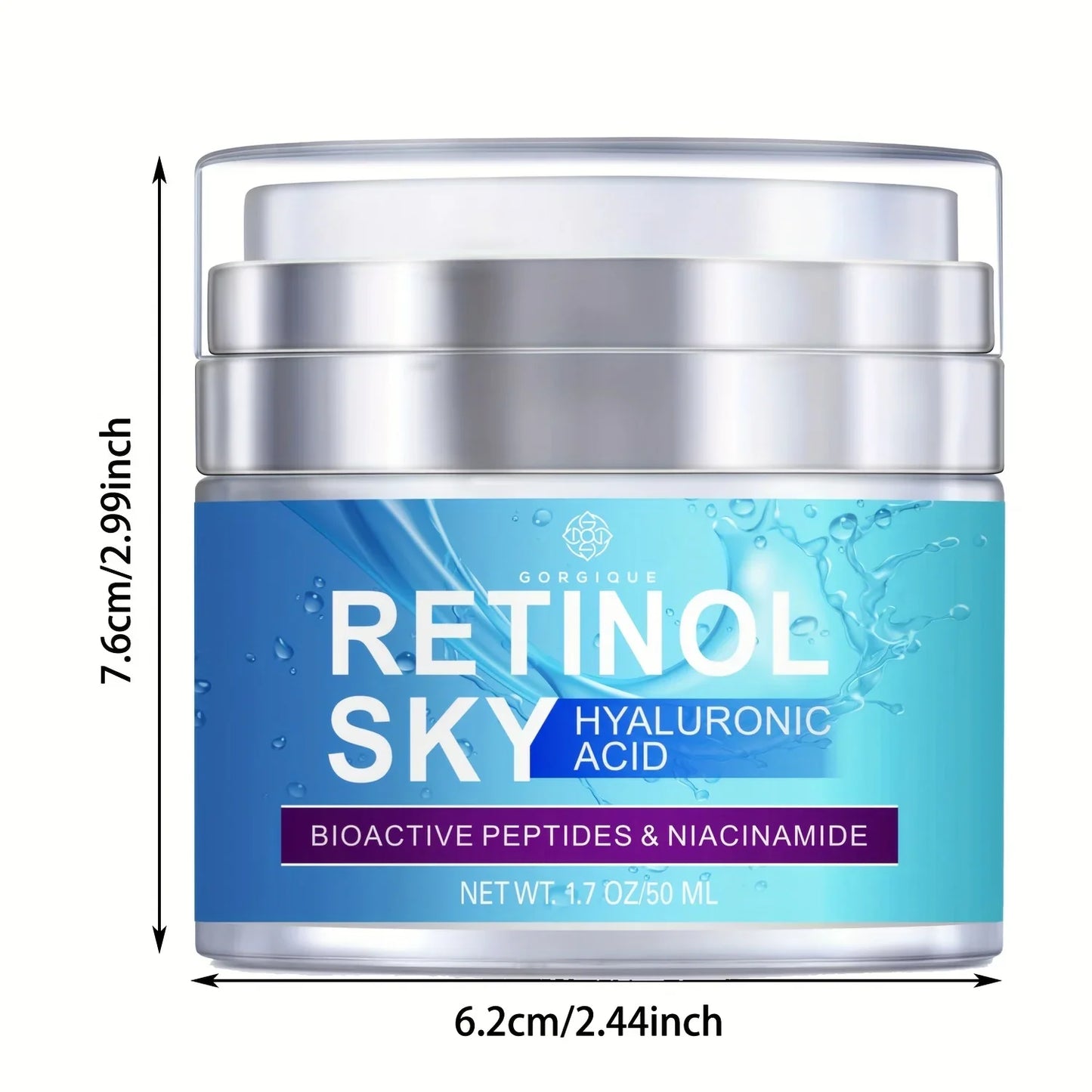 GORGIQUE Sky Night Cream – Hyaluronic Acid & Niacinamide 50ml