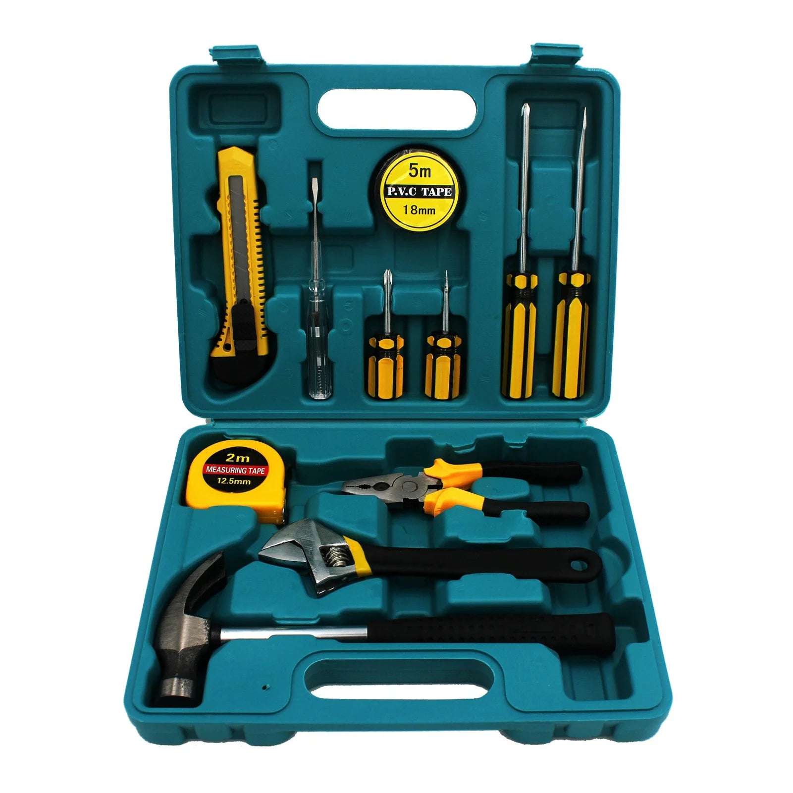 12-Piece Home Tool Set with Case | Portable Essential Kit Home Tool Set Peaceful Pleasures Health and Wellness