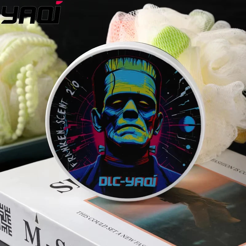 2026 Flash Sale YAQI Franken Scent 2.0 Artisan Shaving Soap for Men 170g Luxury Pure Badger Shave Cream Beard Grooming Essential Peaceful Pleasures Health and Wellness Default Title