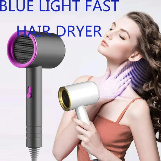 New High-Speed Hair Dryer High-Power Negative Ion Cold And Hot Ultra Silent Professional Hair Dryer For Home Hair Salons Peaceful Pleasures Health and Wellness
