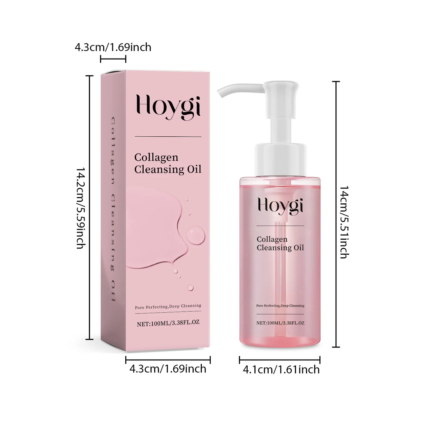 Collagen & Jojoba Oil Makeup Remover – Deep Pore Cleanser