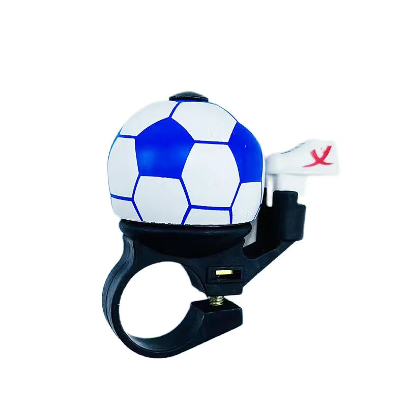 Kids' Football Cartoon Bicycle Bell | Mini Handlebar Bike Bell