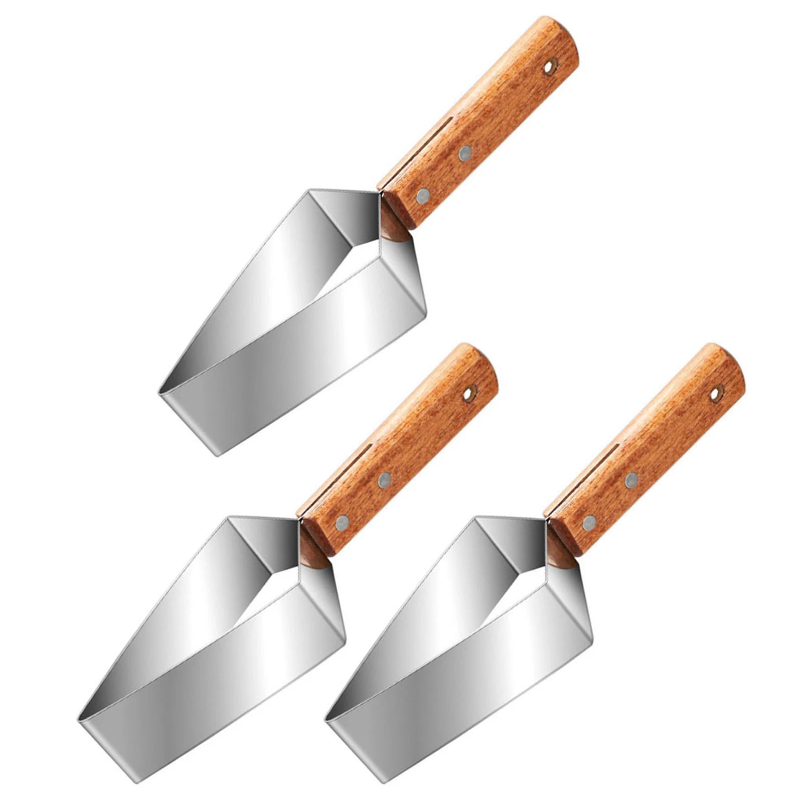 Fruit Slicers For Watermelon,Stainless Steel Fruit Slicer,Portable Melons Divider For Picnic,Kitchen/Family Outdoor Picnic Tools Peaceful Pleasures Health and Wellness A 3pcs