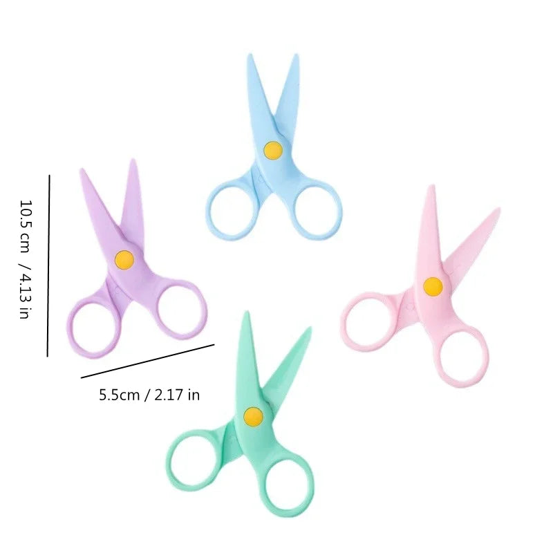Kids Safety Scissors | Child-Safe Craft Scissors for School & Art