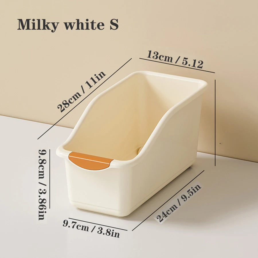 Under Sink Organizer with Wheels – Rolling Cabinet Storage Bin for Kitchen & Bathroom