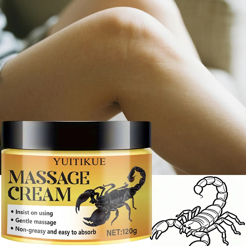 YUITIKUE Body Massage Cream 120g | Hyaluronic Acid & Collagen Body Massage Cream Peaceful Pleasures Health and Wellness