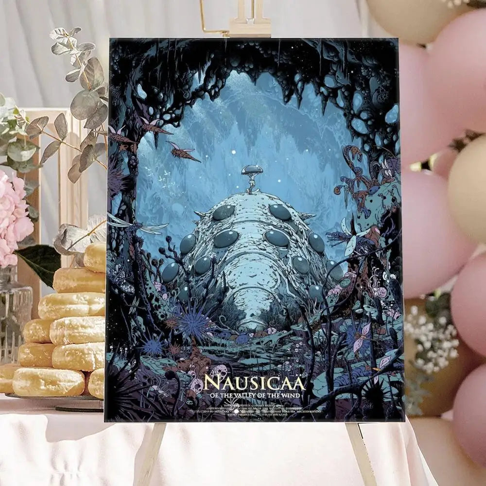 Nausicaä Valley of the Wind Anime Canvas Poster | Wall Art Anime Canvas Poster Peaceful Pleasures Health and Wellness