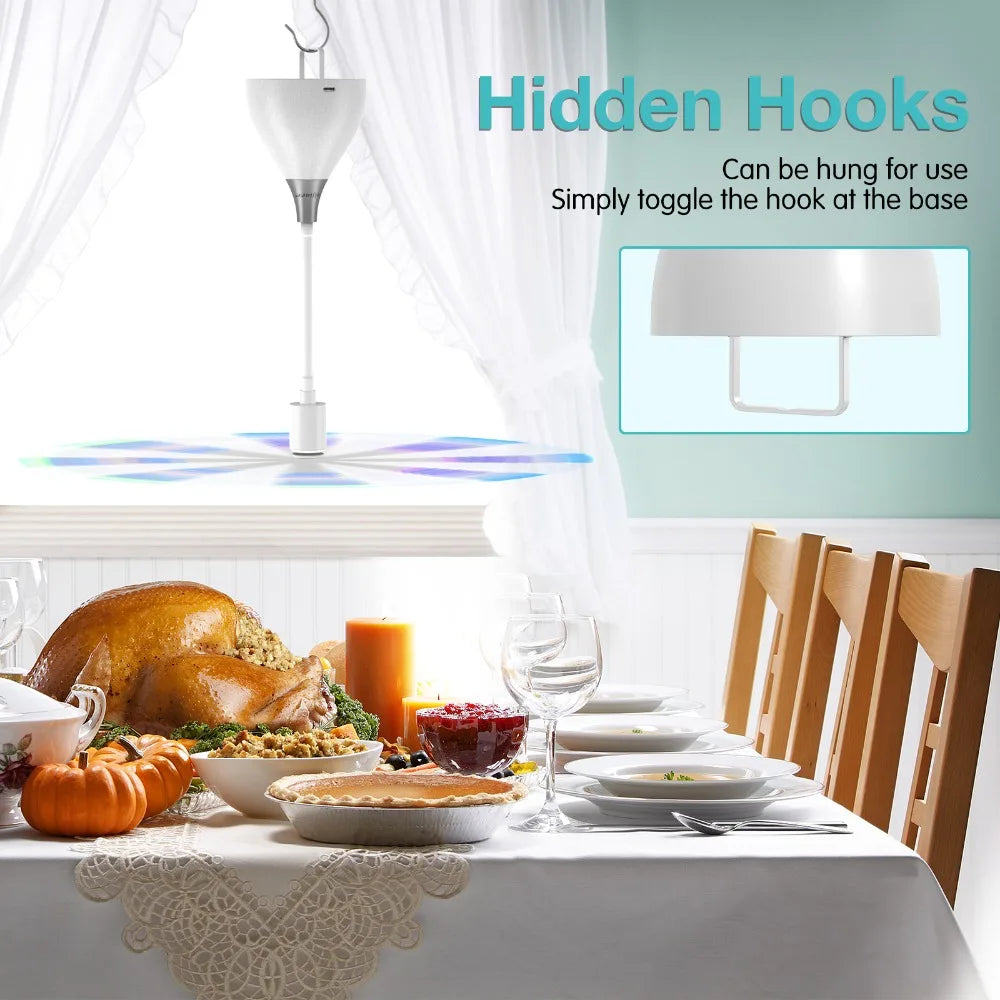 Fly Repellent Table Fan – Soft Blades, USB & Battery Powered