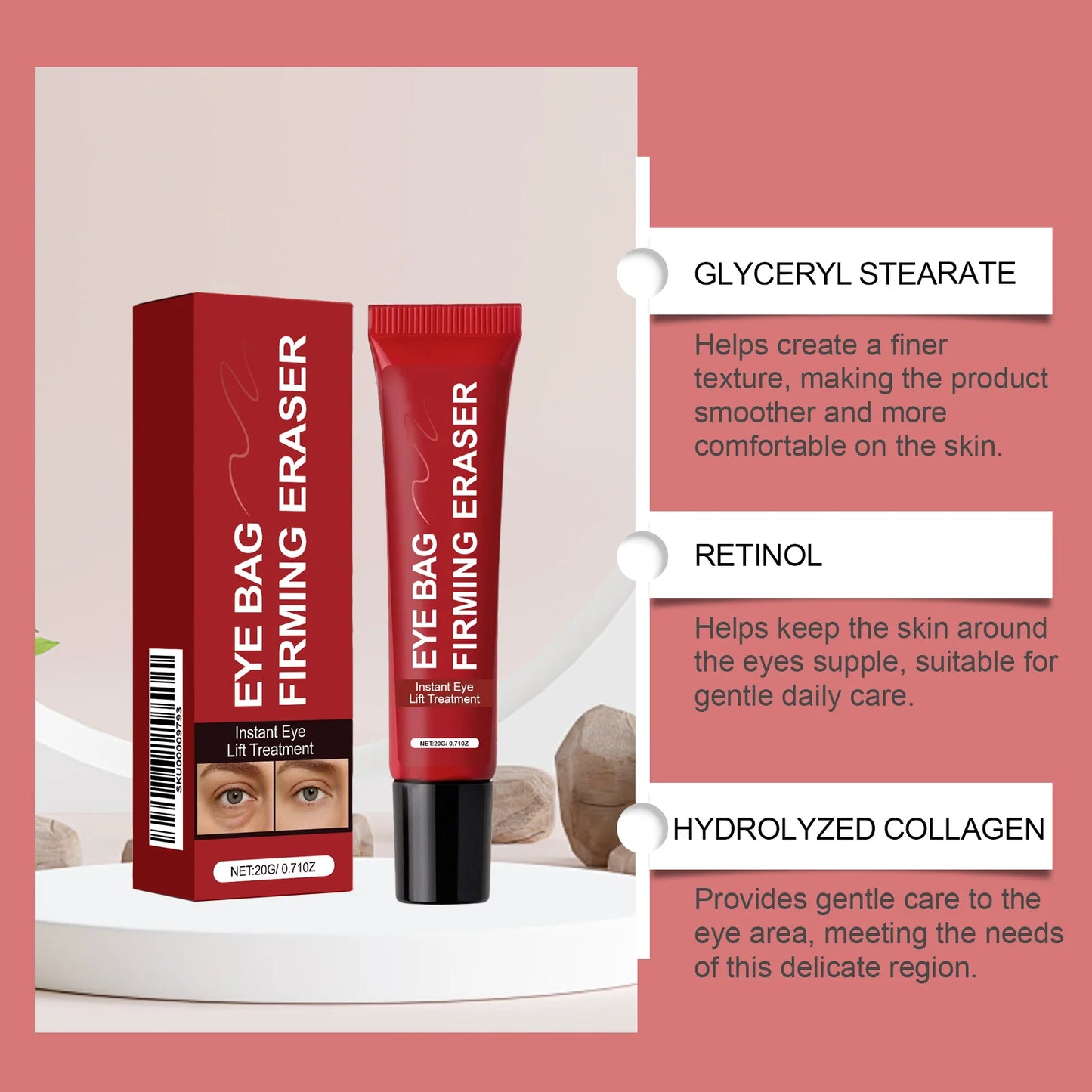 Jaysuing Retinol Eye Cream – Firming, Brightening & Hydrating