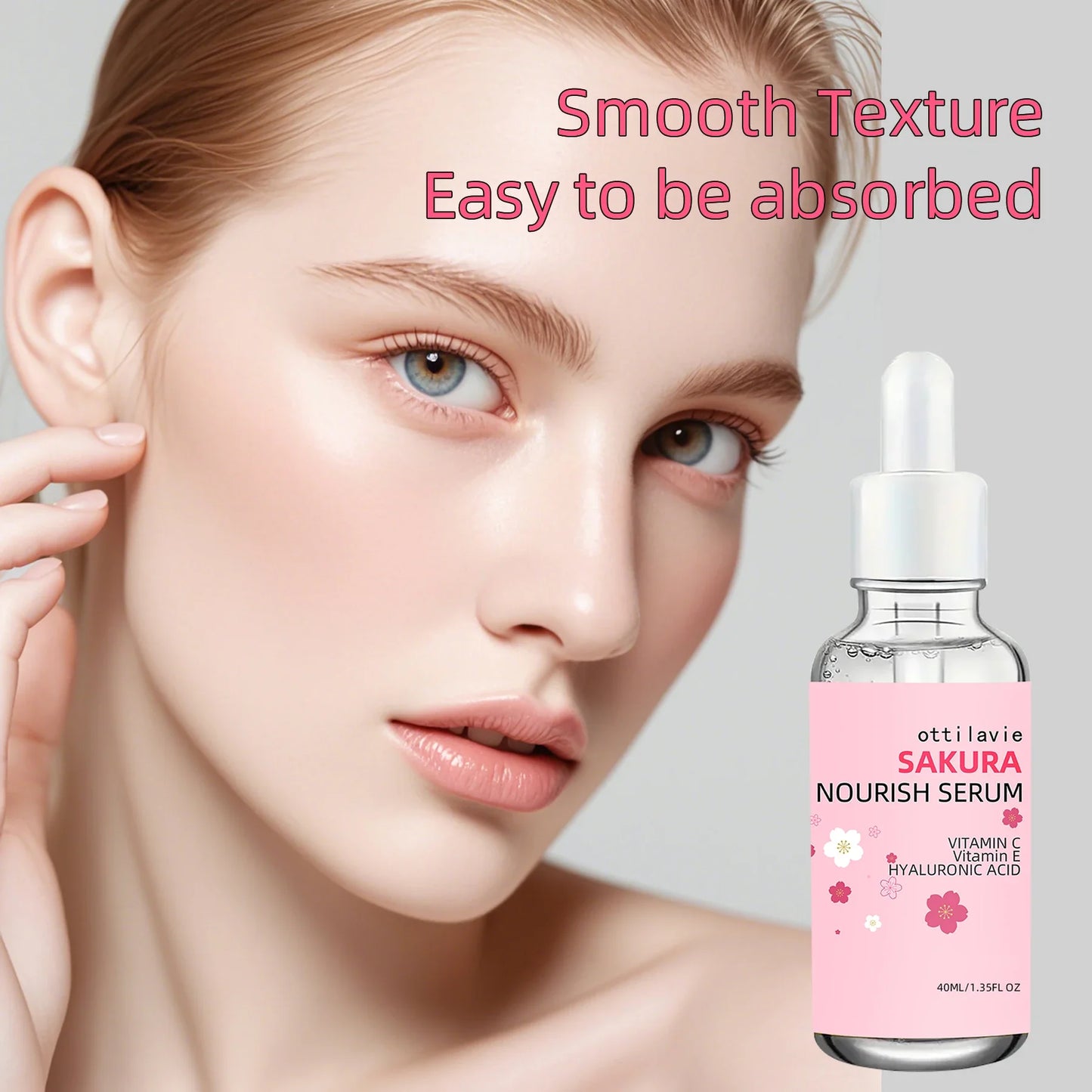 Ottilavie Sakura Serum 2PCS – Niacinamide & Hyaluronic Acid